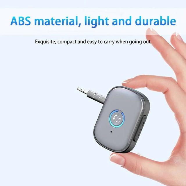 Récepteur Bluetooth 5.3 pour Voiture – Musique & Appels Hands-Free AUX 3.5mm