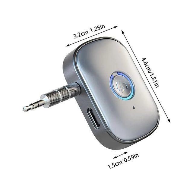 Récepteur Bluetooth 5.3 pour Voiture – Musique & Appels Hands-Free AUX 3.5mm