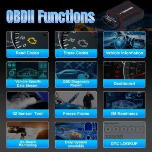 KONNWEI MAXOBD Bluetooth 5.2 OBDII voiture système complet Diagnostic