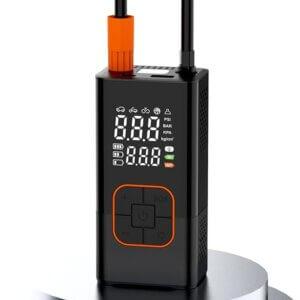 Gonfleur de pneu portable avec lumière LED