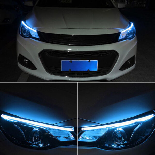 Feux LED d&rsquo;ambiance à l&rsquo;avant de votre voiture avec une fonction clignotant