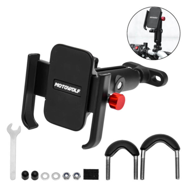 Support Téléphone MotoWolf Pro – Sécurité Maximale et Stabilité Totale