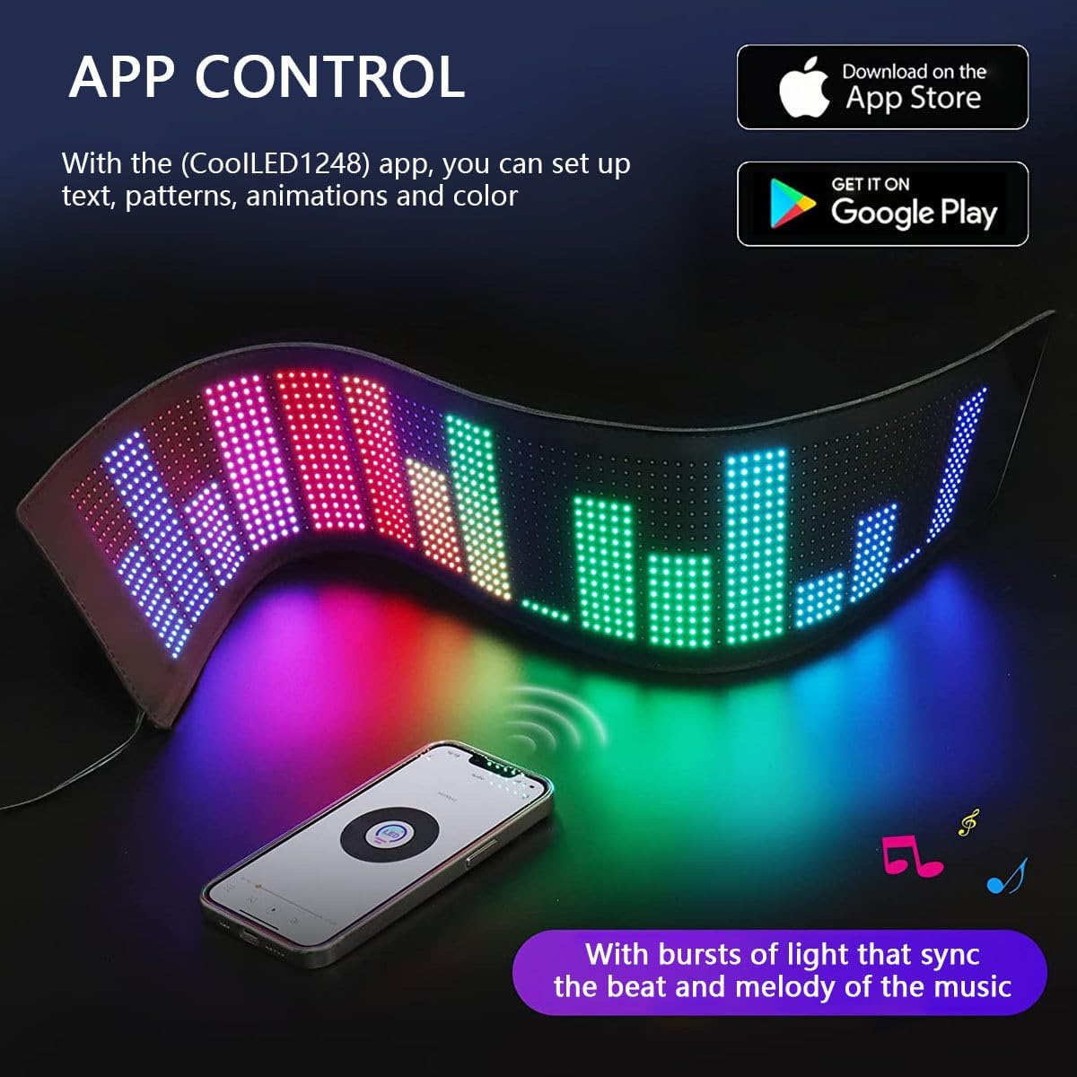Led panel Matrix application remote contrôle