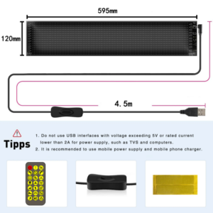Led panel Matrix application remote contrôle