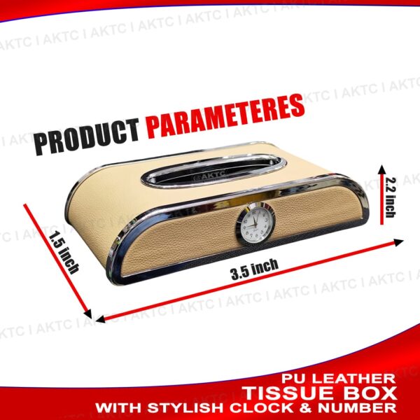 Boîte mouchoirs double usage beige