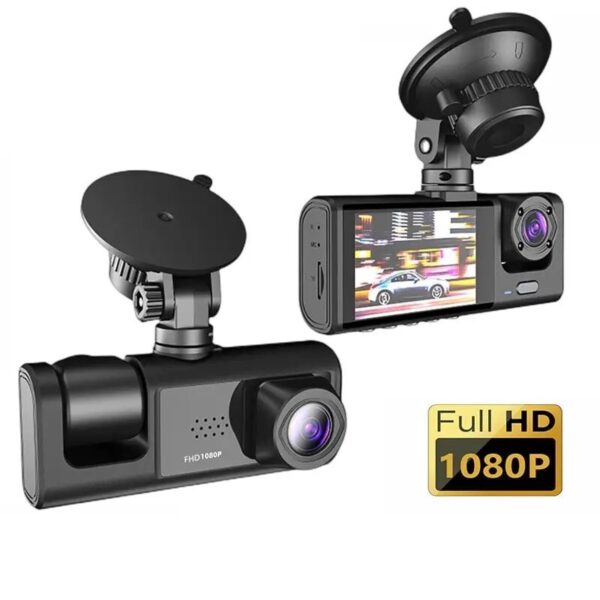 Dashcam Double Objectif Full HD 1080P