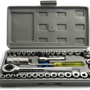 Coffret de 40 pièces de clés à douille combinées