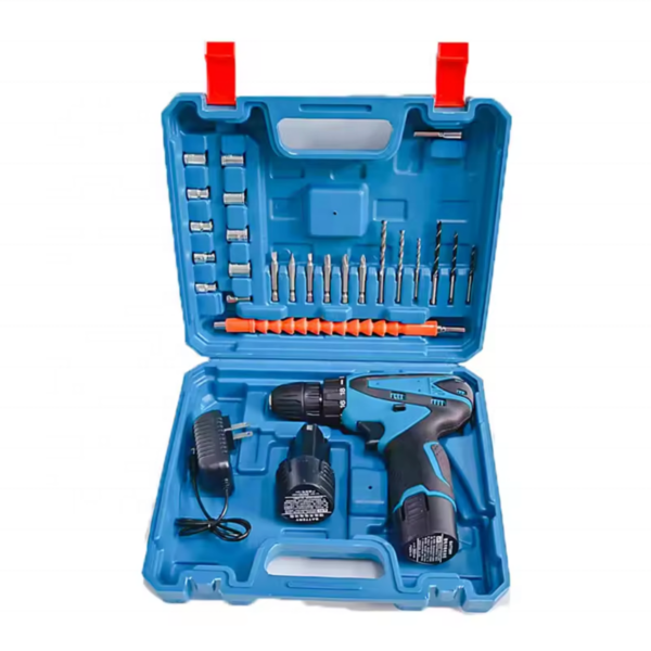 Ensemble de 24 pièces, perceuse électrique, batteries 1200mah