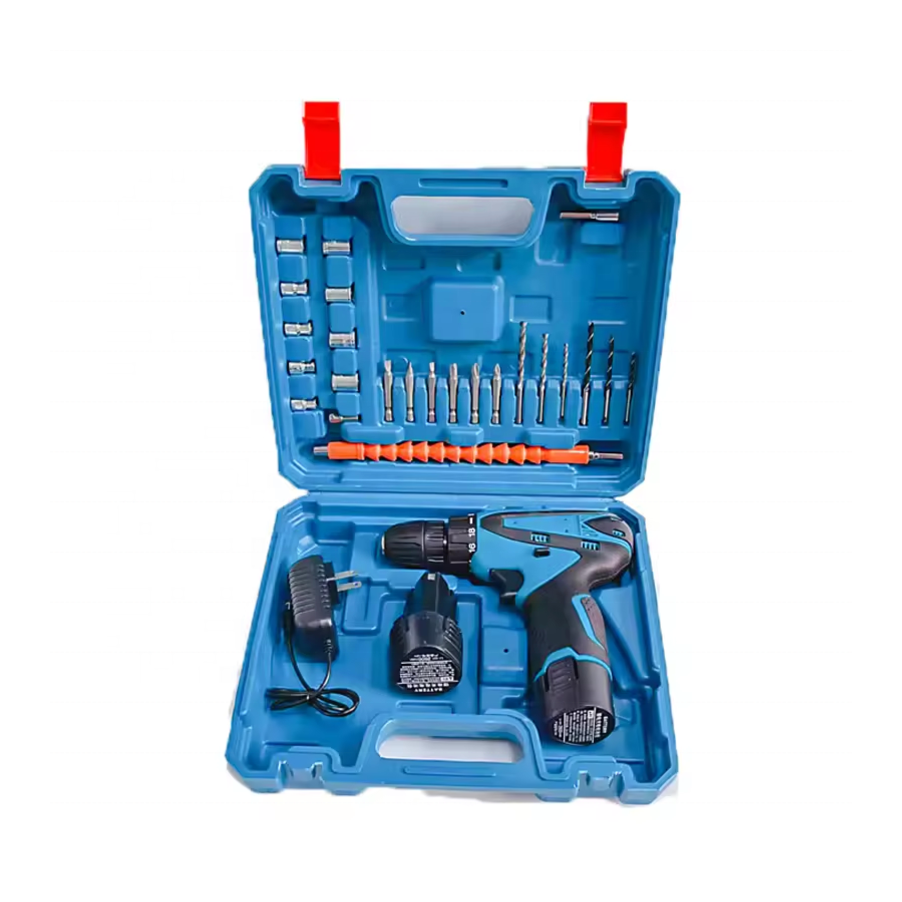 ensemble de 24 pièces, perceuse électrique, batteries 1200mah