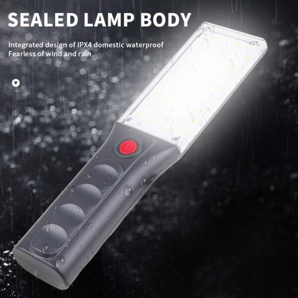 Lampe de travail led COB rouge bleu,