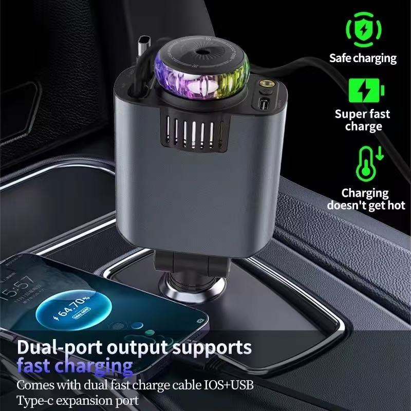 Charge Rapide, Support de Téléphone, Projection d’Étoiles et Diffuseur de parfum