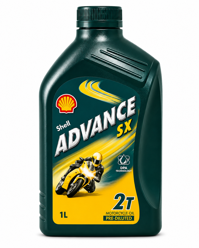 HUILE MOTEUR MOTO SHELL ADVANCE SX 2 – 2 TEMPS