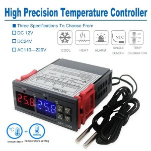 Double régulateur de température numérique 220V,STC-3018