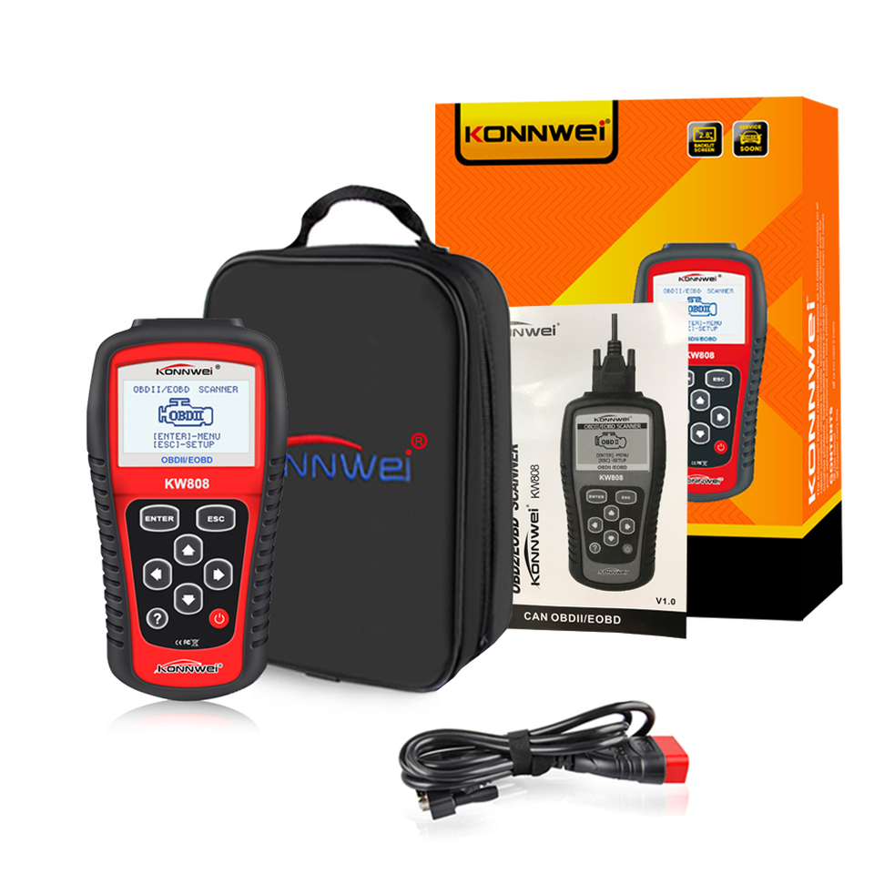 KONNWEI KW808 – Scanner OBD2 Professionnel pour Diagnostic Automobile