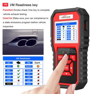 KONNWEI KW850 – Scanner OBD2 de Diagnostic Automobile – Lecteur de Codes Défaut – Analyse des Données Moteur
