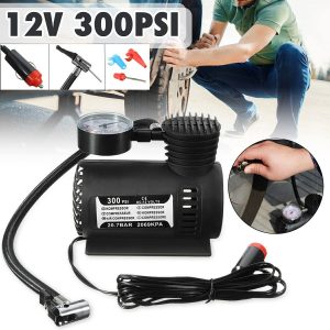 Mini Compresseur d&rsquo;Air Portable 12V pour Pneus et Urgences Auto