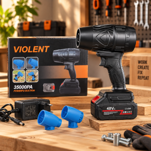 Mini Souffleur Turbo Jet Portable Sans Fil – Dépoussiérage & Séchage Moteur / Habitacle Auto