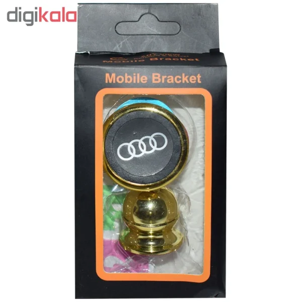 Support Téléphone Voiture Magnétique Rotatif 360° – Logo Audi 4 Anneaux