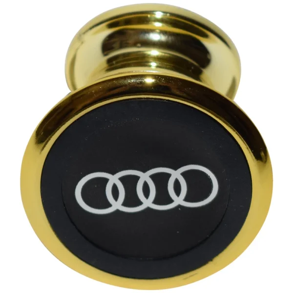 Support Téléphone Voiture Magnétique Rotatif 360° – Logo Audi 4 Anneaux