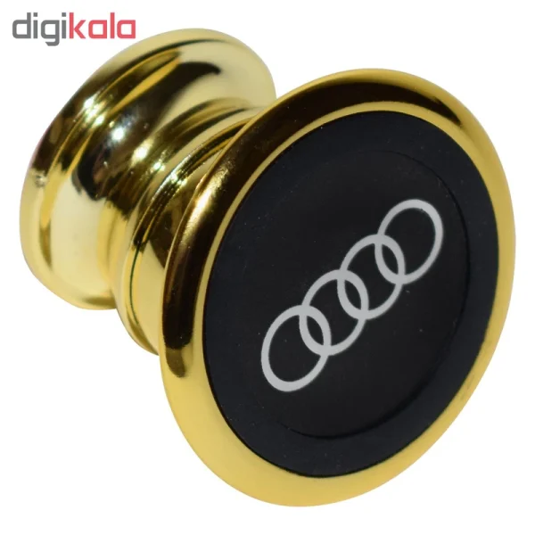 Support Téléphone Voiture Magnétique Rotatif 360° – Logo Audi 4 Anneaux
