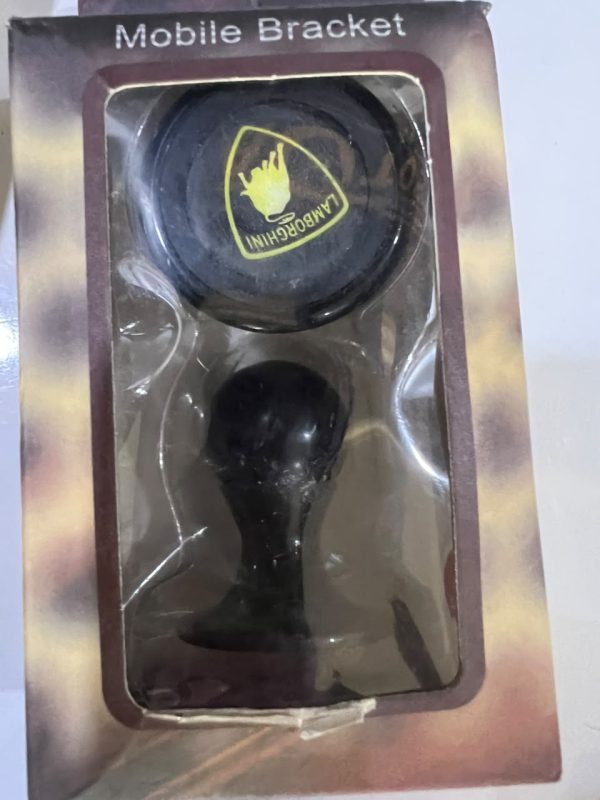 Support Téléphone Voiture Magnétique Rotatif 360° – Logo Lamborghini Bull