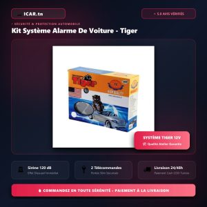 Kit Système Alarme De Voiture – Tiger